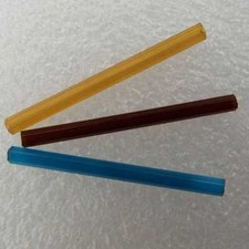 30mm Bugle Glass Beads Craft Jewellery Matt Hex Beadwork BUY 10g Or 20g 484D