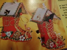 LeeWards HOME OF THE ELVES Vintage Boutique Sequin Bead Christmas Ornament Kit