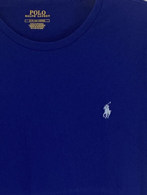 Polo Ralph Lauren Mens Small Blue Classic Shirt 170 92A