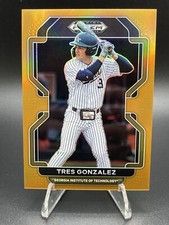 2022 Prizm Draft Picks Baseball Gold #PDP140 Tres Gonzalez 08/50