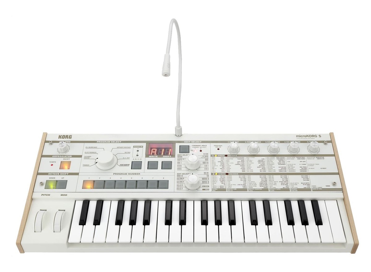 鍵盤楽器 NovationBassStation Rack+Korg Micro korg KORG microKORG Synthesizer Vocoder Keyboard Black x Black