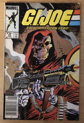 GIJOE 43 Zeck Cover, Hama Story, Whigham Art; 1st Scrap Iron; Spider-Man Ads