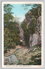 Ironton Missouri, The Devil's Toll Gate Arcadia Valley SCARCE, Vintage Postcard