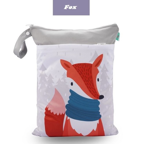 Waterproof Double Zip Wet Bag 30cm*40cm Nappy Bags Large Swim Bag Nappy Bag - Picture 10 of 17