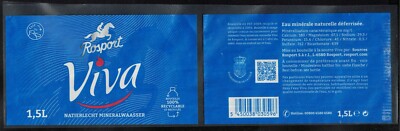 Luxembourg Water Label Water Natural Mineral Water Iron Rosport Viva 