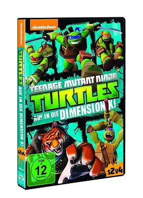 TMNT - TEENAGE MUTANT NINJA TURTELS: V8 AUF IN DIE DIMENSION X!  DVD NEU 