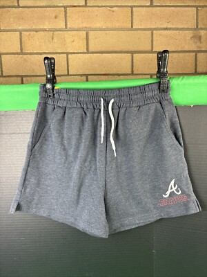 Genuine Merchandise Women's MLB Fleece Lined Short Size M Gray