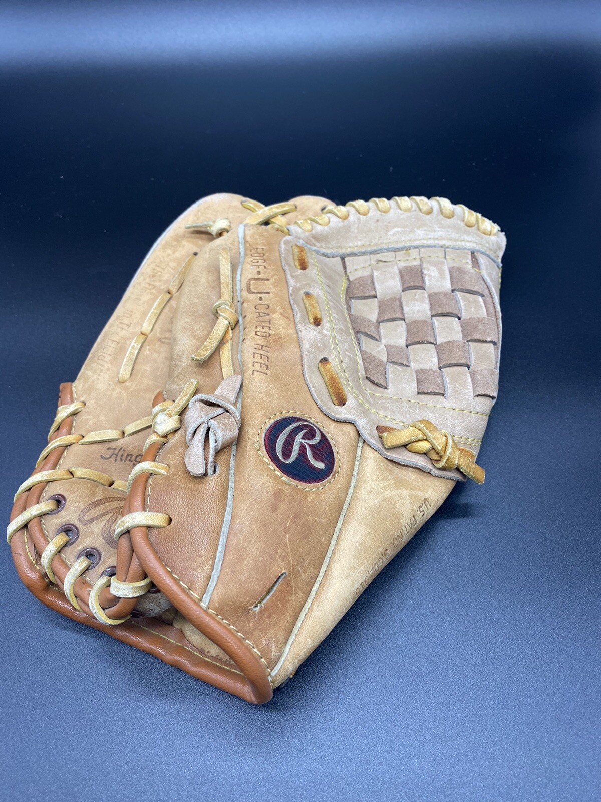 Rawlings Leather Baseball Glove Mitt 11" RBG70 Steve Carlton LHT