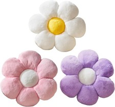 Flower Pillow Daisy DecorativeThrow Pillow 15.7In Cute Flower Cushion Home Decor