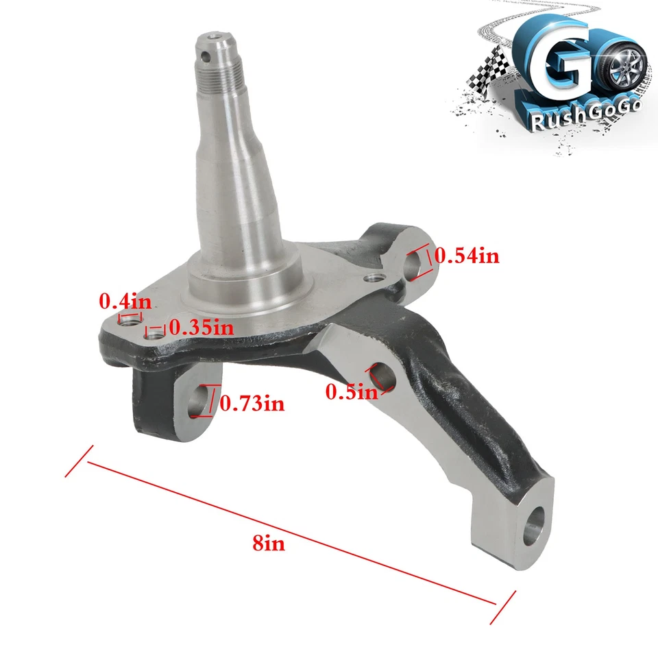 Husillos de caída de acero forjado de 2" para Ford Pinto 1973-1980 Ford Mustang II 1974-1978 Foto 3 de 4