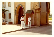 1978 Morocco Royal Palace Guard Moorish Arch Kodak Color Photograph Print