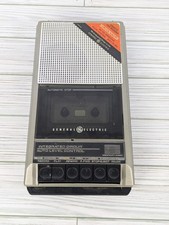 GE Cassette Tape Recorder Player Slim Style 3-5016d Tested Works Vintage