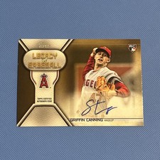 2019 Topps Update Series - Legacy of Baseball Auto Griffin Canning  Gold /50 RC