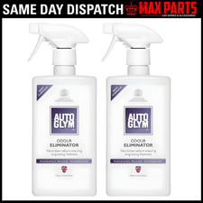2x Autoglym Odour Eliminator 500ml Smoke Pet Food Smell Neutraliser Spray