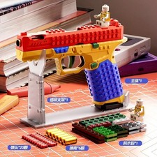 Toy Soft Gun Bullet Gift Shell Pistol Kids Ejecting Continuous Firing Building