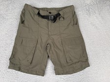 Boy Scouts Of America Shorts Youth Large Green Cargo Switchback Polyester