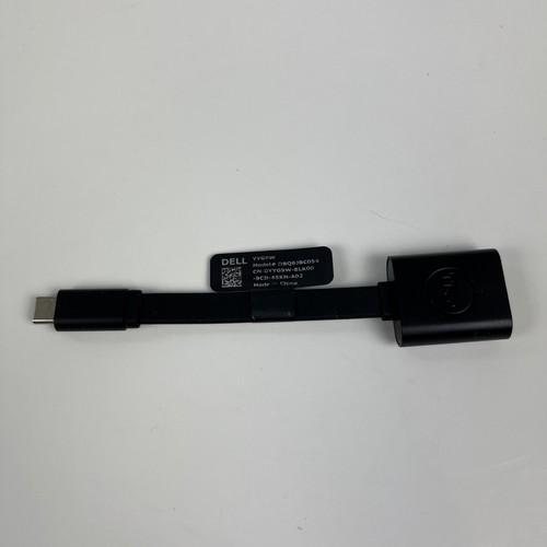 NEW Dell Yyg9w Black USB-C to USB-A USB 3.0 Adapter Cable Dbqbjbc054 Free Ship! - Bild 4 von 6