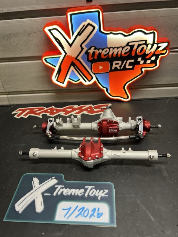 New Built Vanquish CURRIE Hd44 FRONT/REAR Set AXLE CLEAR Axles VPS08660 VPS08662