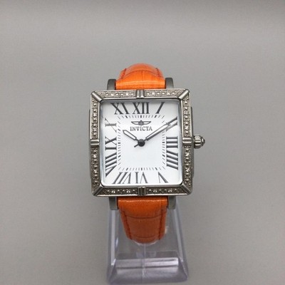 Invicta Wildflower Diamond Watch Womens 32mm Square Dial 