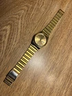 Vintage Seiko SQ Men 6923-8009 Gold Quartz watch 9" band