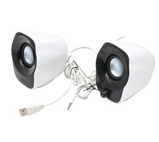 Logitech Z120 PC-Lautsprecher 1.2W - Weiß/Sc...