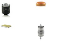 MANN-FILTER Inspektionspaket Filtersatz XL Filtereinsatz mit fungizider Wirkung