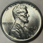 1943-D  Lincoln Wheat Cent  Gem BU Frosty