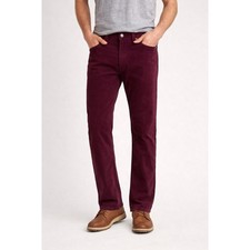Levi  s 505 Regular Fit Stretch Corduroy Pants plum Men  s 32x32 NWT