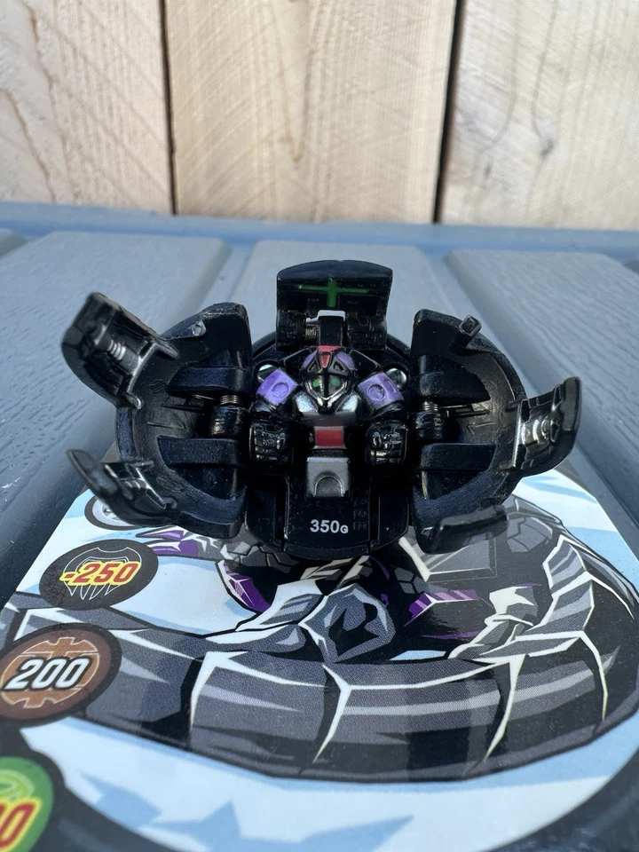 Bakugan Laserman Black Darkus Open Core B1 350G com cartão mostrado VER ESCRIVANINHA - Imagem 2 de 4