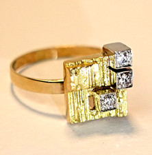 Ring LAPPONIA Gold 18K Diamanten 0,15 Gr.57/18,2mm kostenlos änderbar 4,8g