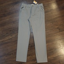 Marine Layer Breeze Saturday Chino Pants Mens L Fits 31x31 Beige Khaki Stretch