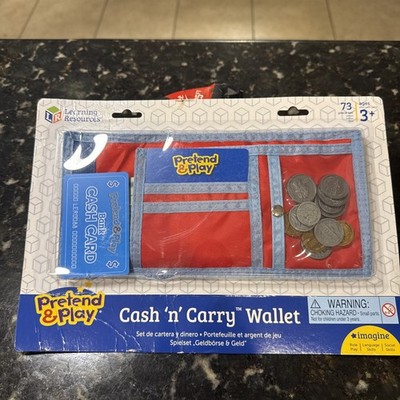 Learning Resources Pretend & Play Teaching Cash  n  Carry Wallet 3y+