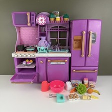 Our Generation by Batatt Purple Kitchen Play Set with Accessories For 18" Doll