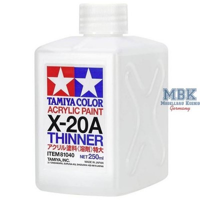 TAMIYA 81040 X-20A Acrylic Thinner - Verdünner 250ml