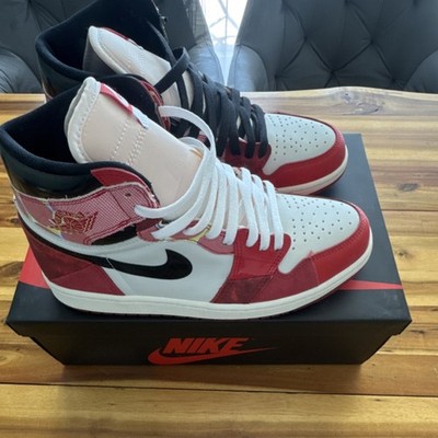 Nike Air Jordan 1 Retro High OG SP Weiß Rot Schwarz EU 42,5 DV1748-601 Herren