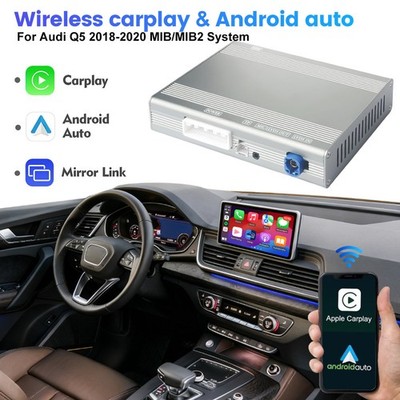 Wireless Carplay Android Auto Decoder for Audi Q5 2018-2020 WIth MIB/MIB2 System