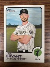2022 Topps Heritage #OB-KB Kris Bryant Oversized 1973 Topps Box Toppers