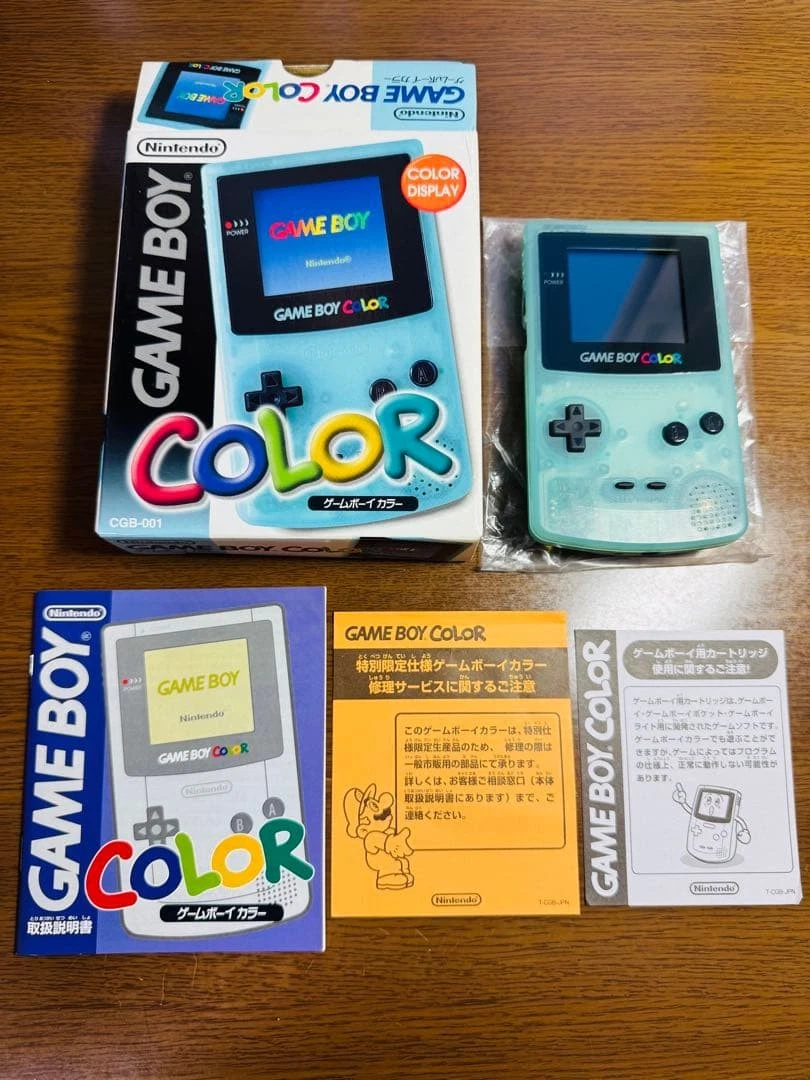 Nintendo Game Boy Color NTSC-J Blue Video Game Consoles for sale