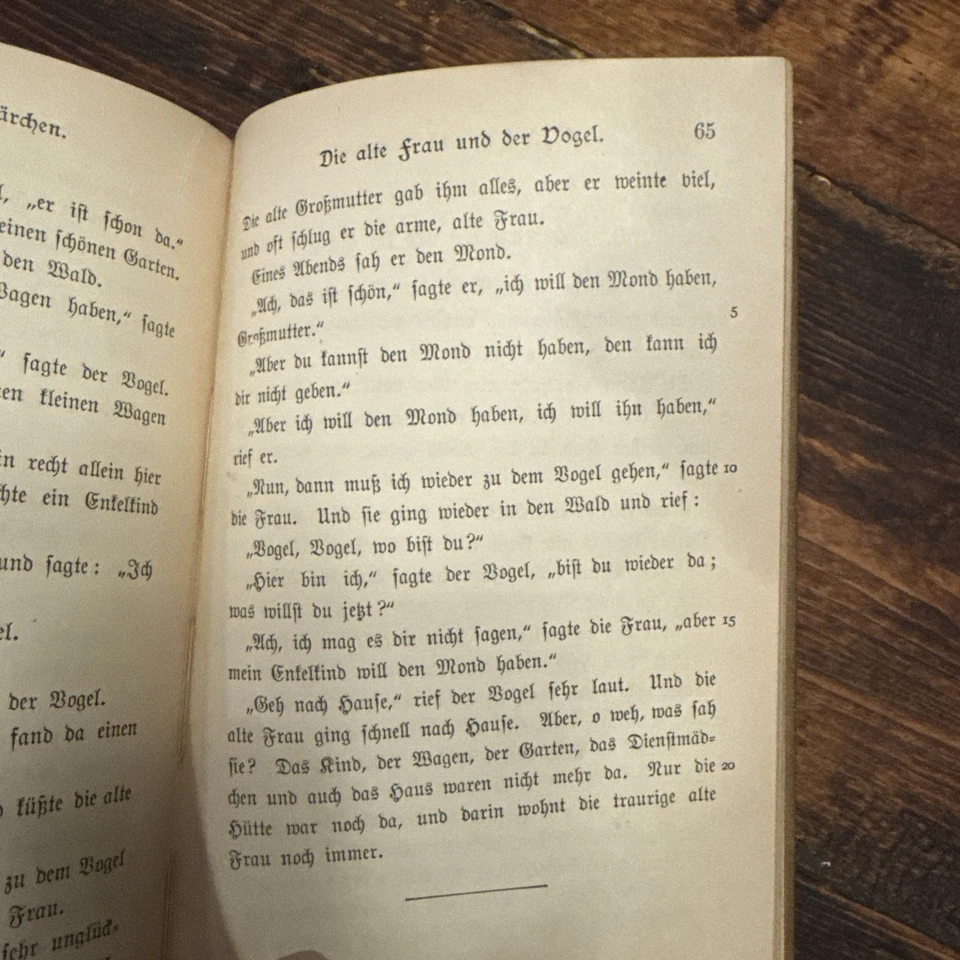 HEATH MODERN LANGUAGE SERIES 1902 German GESCHICHTEN UND MARCHEN Foster ATQ BOOK - Image 4 of 4