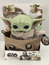 Star Wars Mandalorian The Child Baby Yoda 11  Premium Talking Plush Bundle w Bag
