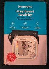 Homedics Automatic Blood Pressure Monitor Upper Arm Medium Wrap Cuff 22-32 Cm