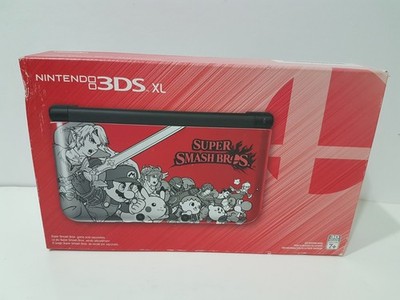Nintendo 3DS XL Limited Edition Red Super Smash Bros Handheld