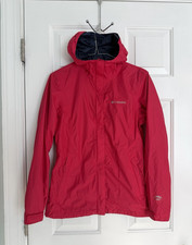 Columbia Women's Hooded Full Zip Rain Jacket Omni-tech Fuschia Pink-red XS