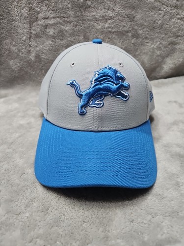 DETROIT LIONS NFL NEW ERA 9FORTY ADJUSTABLE HAT CAP BLUE - Picture 2 of 11