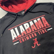 Alabama Crimson Tide Colosseum Hoody Active Sweatshirt Men M Black