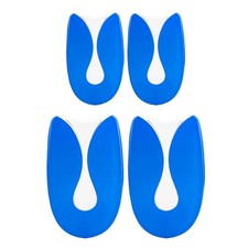 1 Pair Silicone Heel Pads Soft Cushion Shoes U-Shaped Heel Cups Shock Absorbing