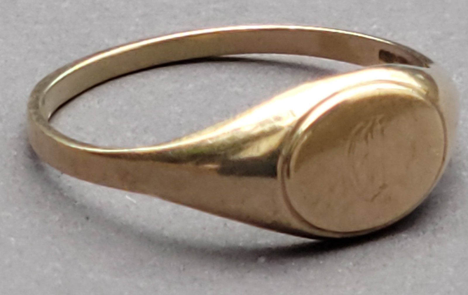 🟨 Antique 10K Solid Yellow Gold Monogram Initial… - image 2