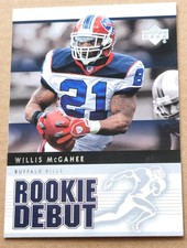 Willis McGahee 2005 Upper Deck Rookie Debut #10 Buffalo Bills