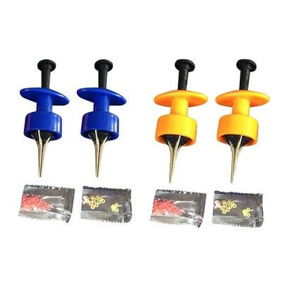 Live Bloodworms Lure Clips Outdoor Red Worm Clip Fishing Rubber BandsSport,