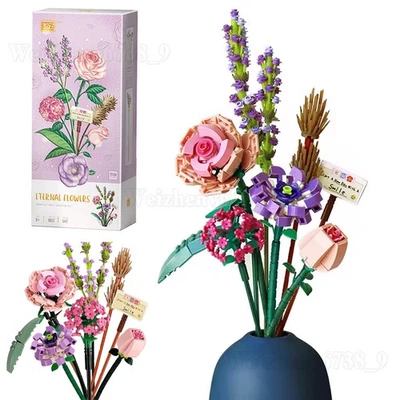 Loz Brick Building Block Flower Bouquet - Eternal Flowers #1657 - New